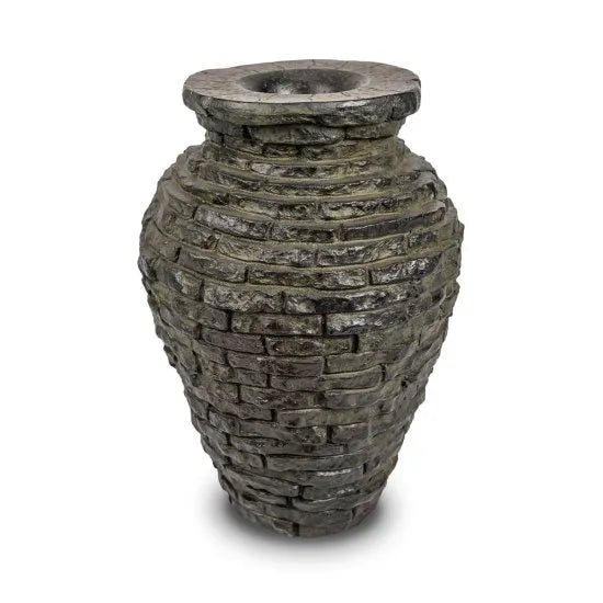 Stacked Slate Urn-Fountain