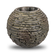  Extra Small Stacked Slate Sphere 18″