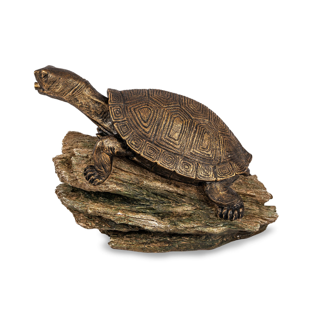 Aquascape Turtle on Log Spitter