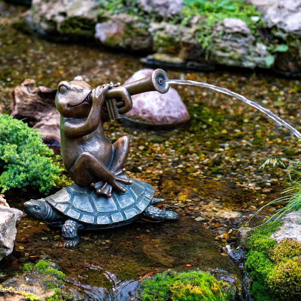 frog and turtle Spitter