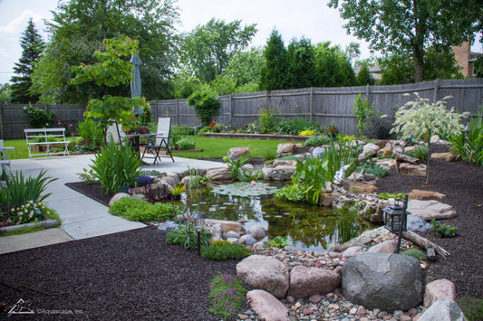 Aquascape Medium Pond Kit 11' X 16' with 3-PL 3000 Solids-Handling Pond Pump