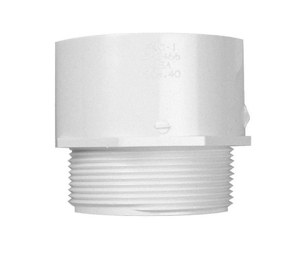 PVC MPT x Slip Fitting 3" x 3",  High-Quality PVC