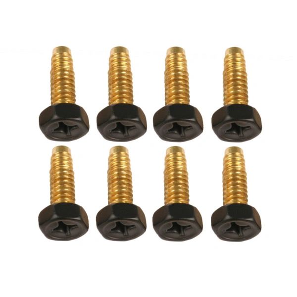 Mat Brass Screw Set 1/4-20 x 3/4" - 8 Per Bag Front