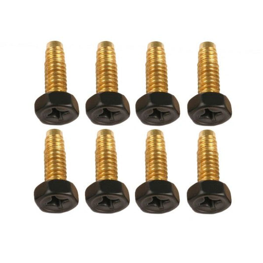 Mat Brass Screw Set 1/4-20 x 3/4" - 8 Per Bag Front
