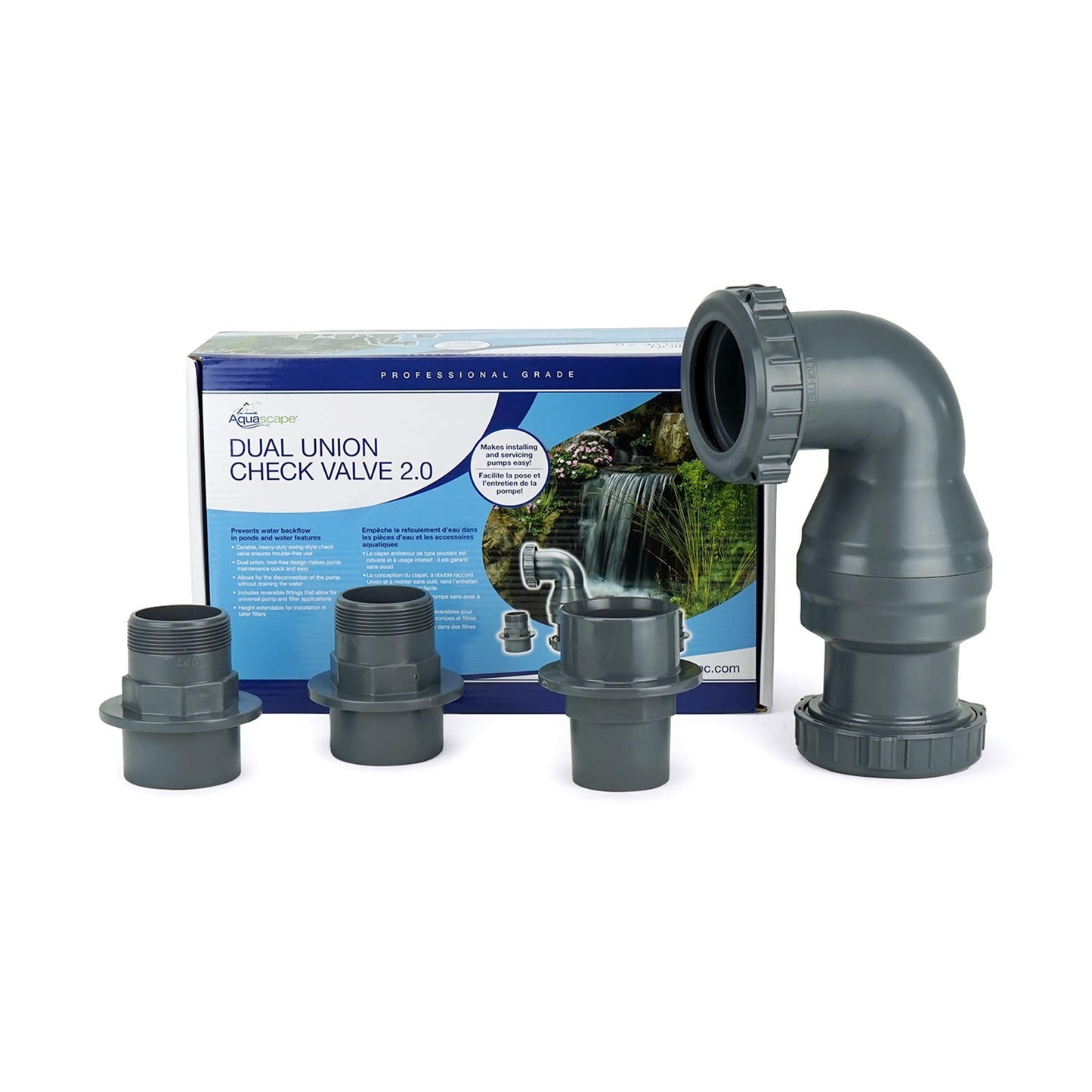 Dual Union Check Valve 2.0 - Aquascape