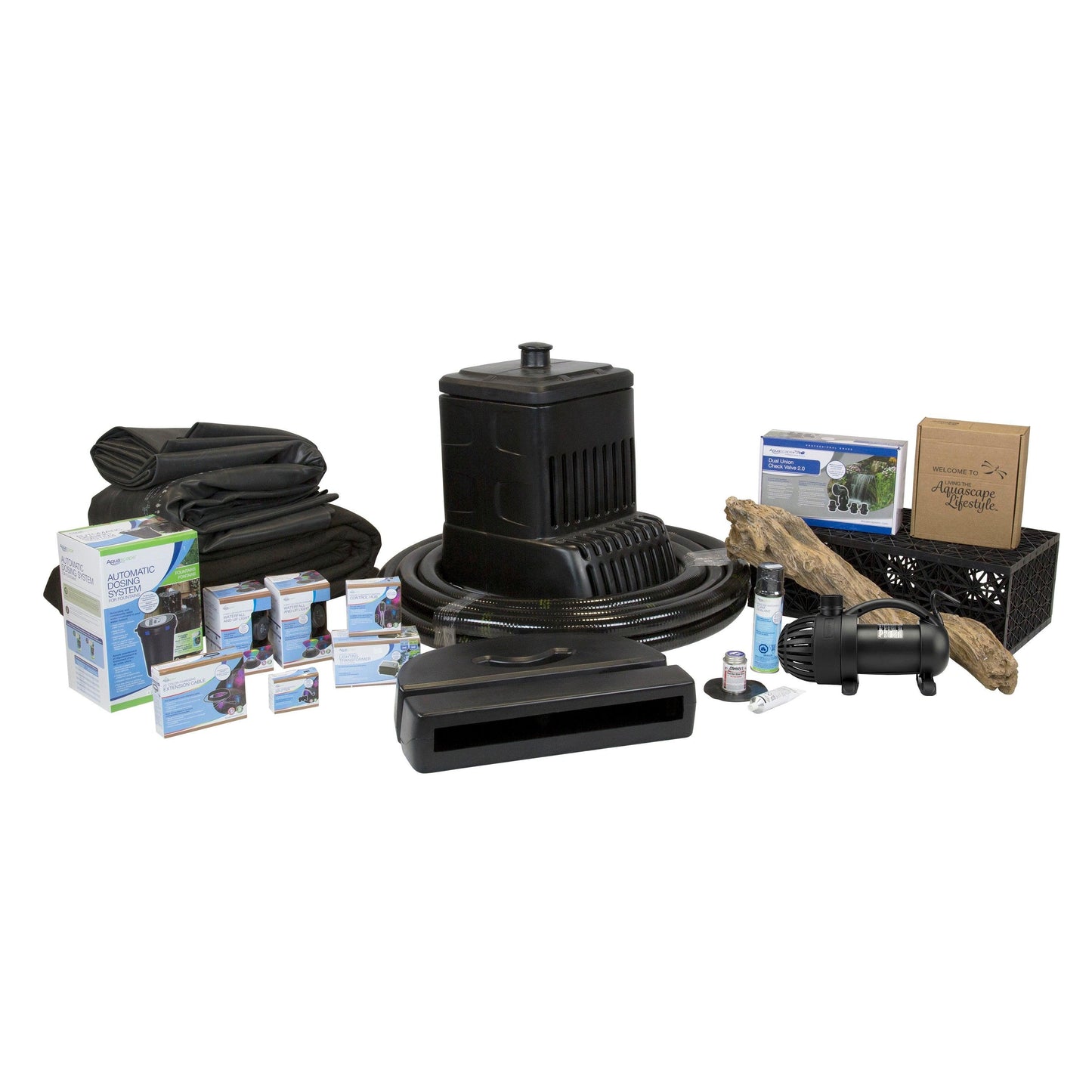 Aquascape Medium Deluxe Pondless® Waterfall Kit 16' Stream,  AquaSurge
