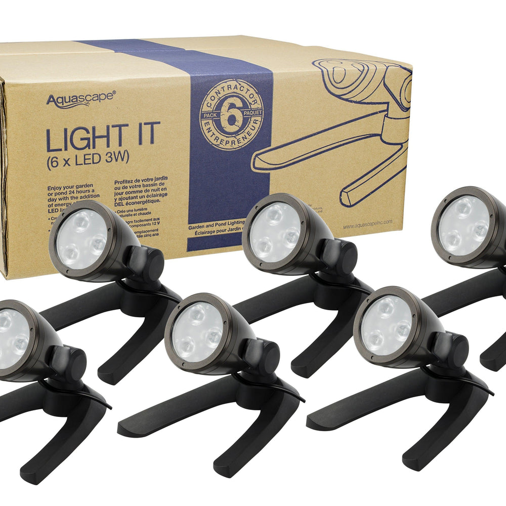 Aquascape Pond and Landscape LED 3-Watt Spotlight 6 Pack
