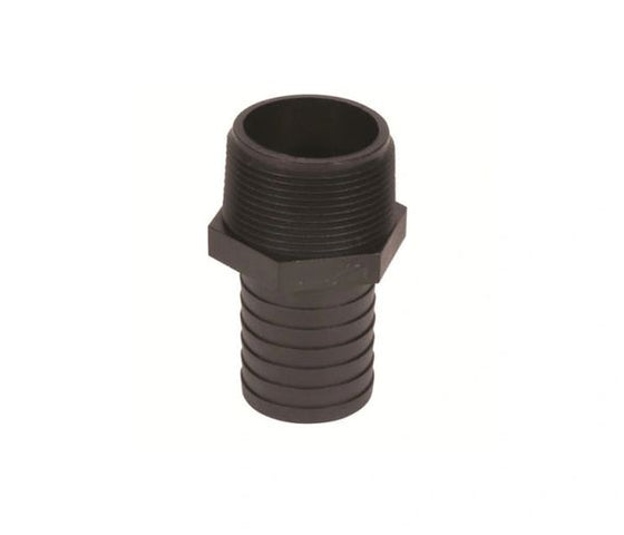 Barbed Male Hose Adapter 1-1/4" to 1"